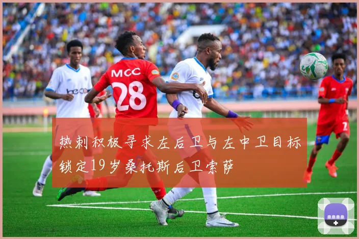 热刺积极寻求左后卫与左中卫目标锁定19岁桑托斯后卫索萨